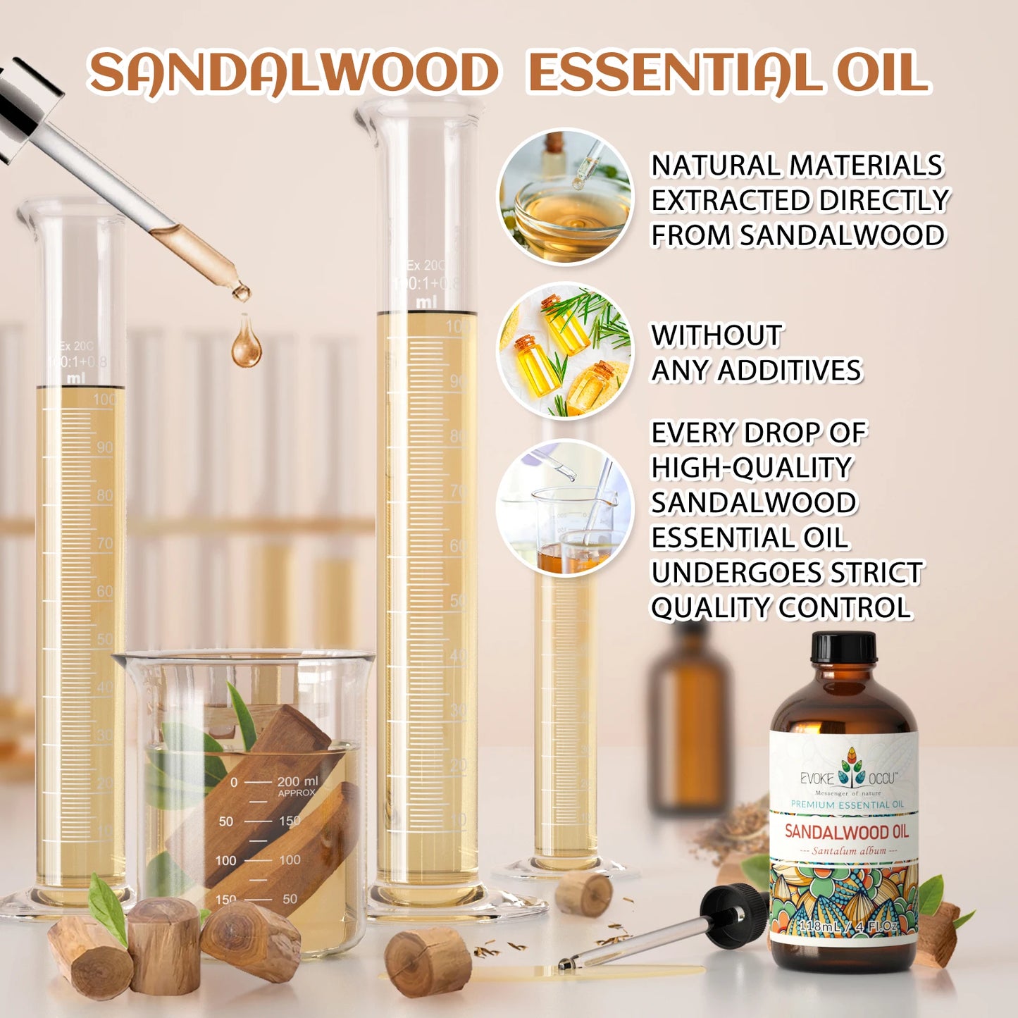 GlowOil™ Santal – Diffuseur, Soin Peau & Ambiance Apaisante
