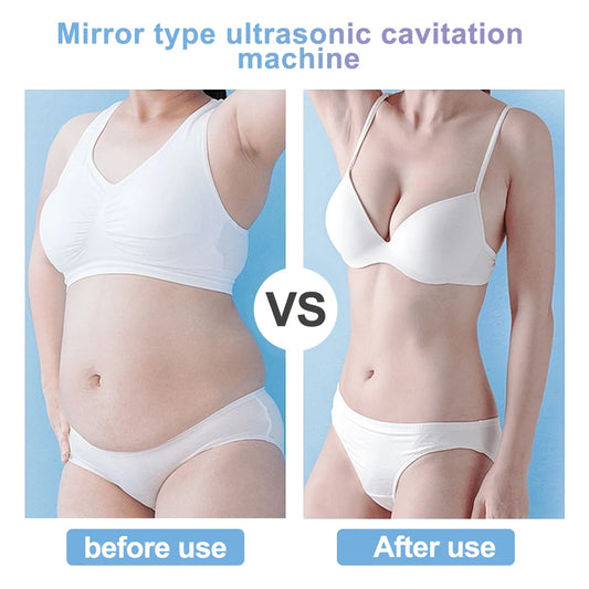 GlowCare™ 4-en-1 Appareil Ultrasonique 40K Cavitation – Soins Visage, Slimming, Raffermissement & Lifting