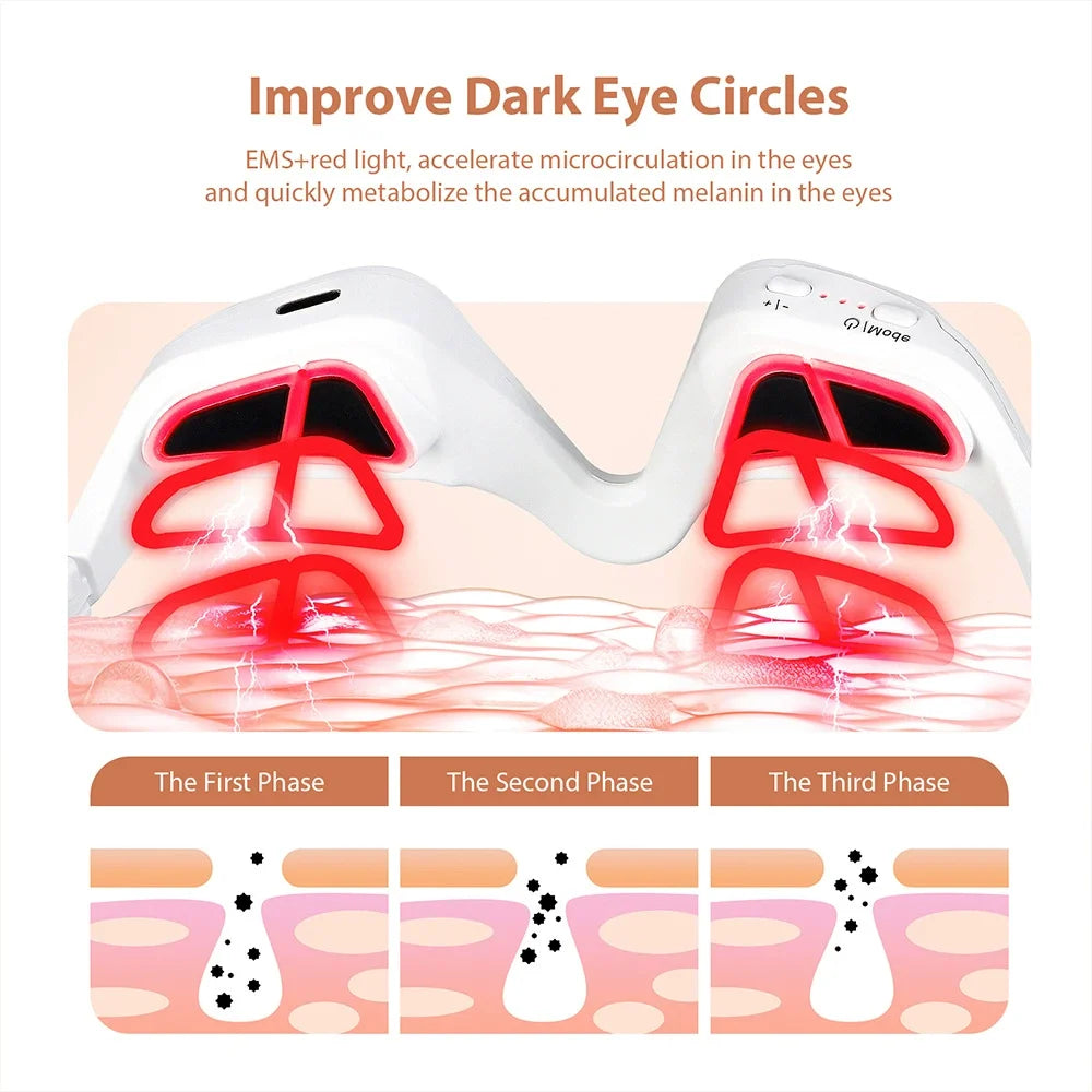 GlowVista Eye – Soin Relaxant et Anti-Cernes 3D EMS