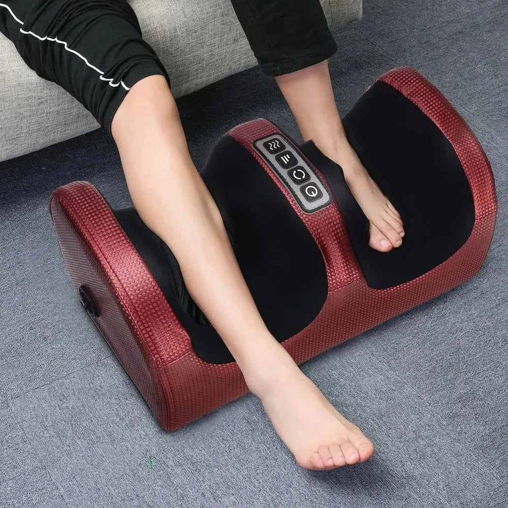 GlowRelax™ Masseur de Pieds Électrique Shiatsu – Pétrissage Profond, Chauffant & Vibrant pour Détente et Soulagement