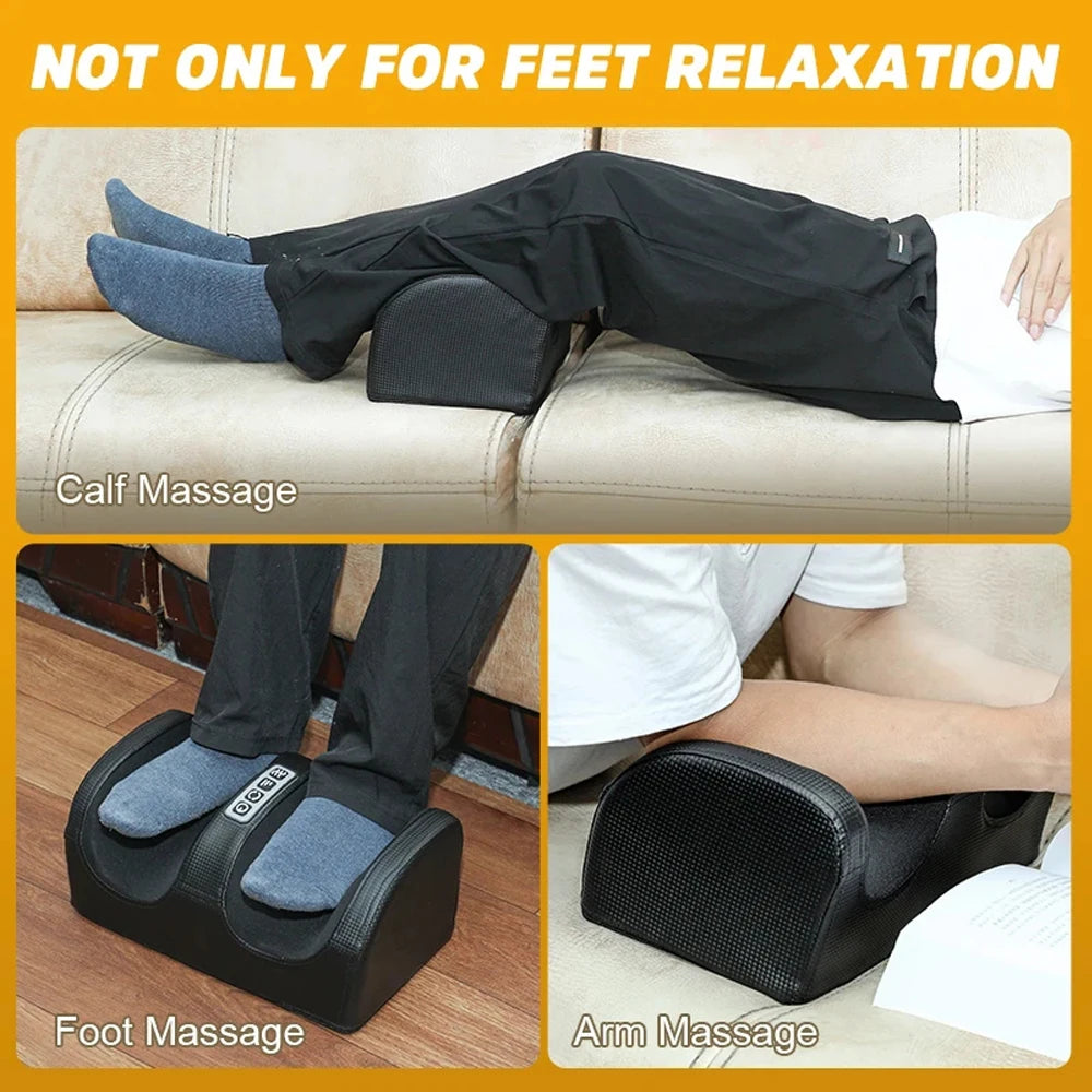 GlowRelax™ Masseur de Pieds Électrique Shiatsu – Pétrissage Profond, Chauffant & Vibrant pour Détente et Soulagement
