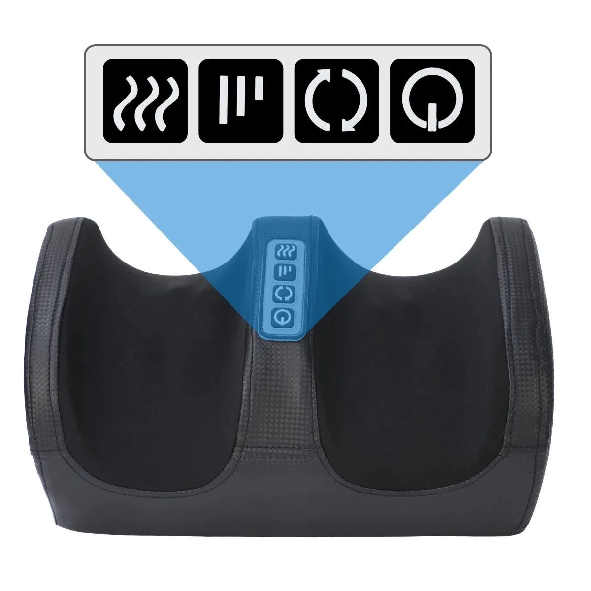 GlowRelax™ Masseur de Pieds Électrique Shiatsu – Pétrissage Profond, Chauffant & Vibrant pour Détente et Soulagement