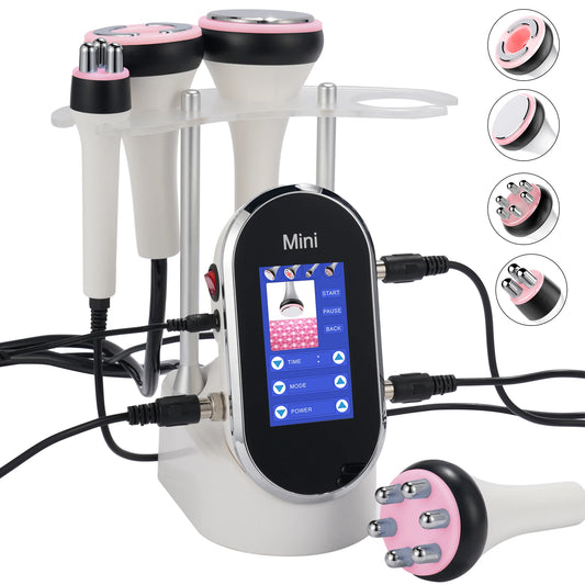 GlowCare™ 4-en-1 Appareil Ultrasonique 40K Cavitation – Soins Visage, Slimming, Raffermissement & Lifting