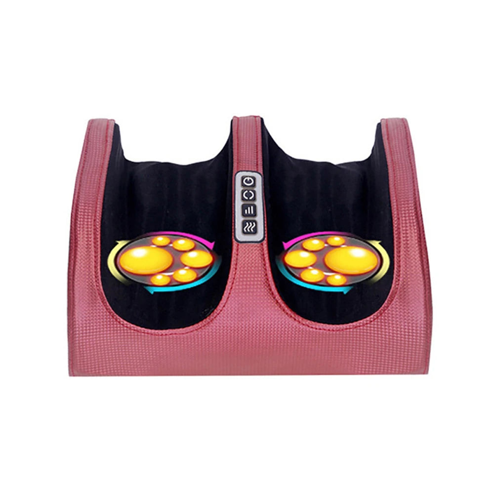 GlowRelax™ Masseur de Pieds Électrique Shiatsu – Pétrissage Profond, Chauffant & Vibrant pour Détente et Soulagement