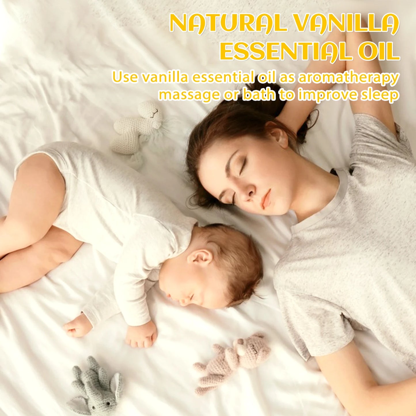GlowOil™ Vanille – Diffuseur, Soin Peau & Corps, Massage & Ambiance Douce